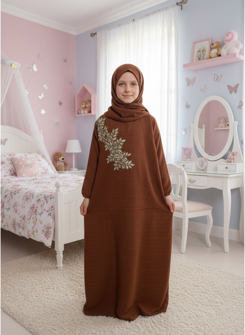 لينا فاشون شرشف صلاة اطفال بناتى مع حجاب متصل - Image 2